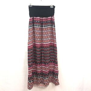 Roxy Bandeau Top Aztec Strapless Maxi Dress